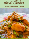 Handi Chicken with Pineapple Chunks